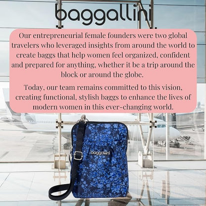 Baggallini Bryant Pouch Small Crossbody Bag for Women - Phone Purse with Crossbody Strap - Lightweight Crossbody Pouch