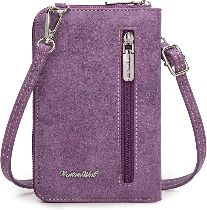 Montana West Small Crossbody Bags for Women Western Handbag with Cash Slots