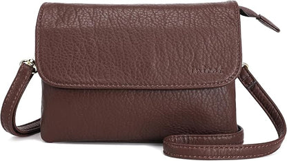 MINICAT RFID Blocking Small Crossbody Bags for Women Vegan Leather Mini Travel Purses Cell Phone Purse Cross Body Bag