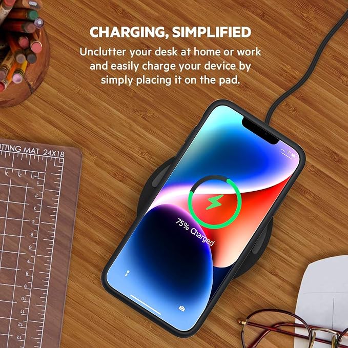 Battery Case for iPhone 14, [10000mAh] Enhanced Rechargeable Portable Protective Qi Wireless Charger Case Battery Pack Support CarPlay Wireless Charging Case Compatible with iPhone 14 (6.1 inch)-Black