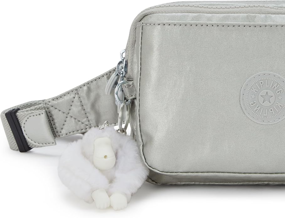 Kipling Women’s Abanu Multi Crossbody Bag, Lightweight, Adjustable Nylon Waist Pack with Multi-Compartment Zip Pockets