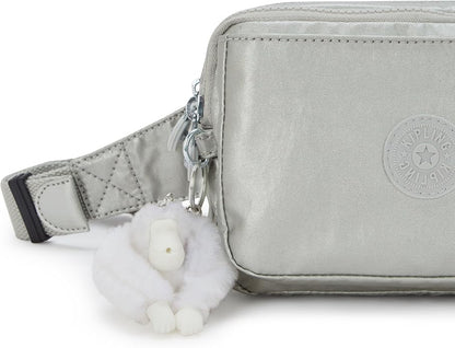 Kipling Women’s Abanu Multi Crossbody Bag, Lightweight, Adjustable Nylon Waist Pack with Multi-Compartment Zip Pockets
