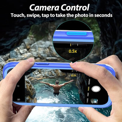 SPORTLINK for iPhone 17 Pro Max Case, IP68 Waterproof Military Protective Full Body Heavy Duty Shockproof 360 Sealed Dustproof with Camera Screen Protector Phone Cover for iPhone 17 Pro Max 6.9" Blue