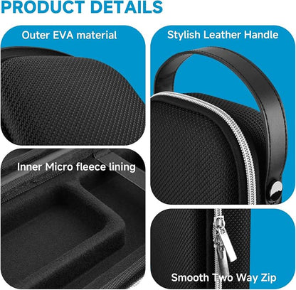 Hard Travel Case for Anker Prime Power Bank 27,650mAh (250W) & 100W Charging Base, All-in-One EVA Organizer with Anti-Crush Design & Tangle-Free Storage (Box Only)