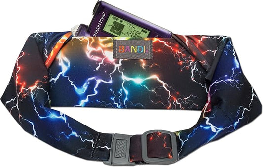 BANDI KIDS Pocket belt for Medical, Sports, Play Comfortable fit Adjustable waist pack, Made In USA