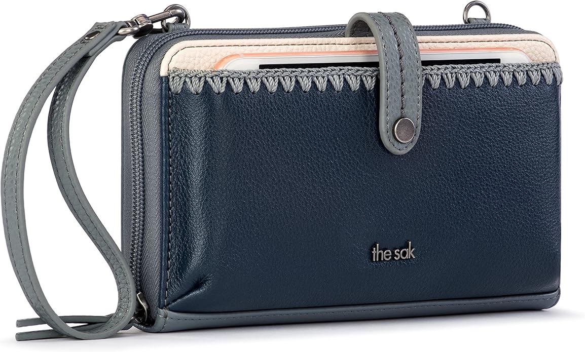 The Sak Iris Smartphone Crossbody Purse - Small Women's Cellphone Bag & Wallet For Everyday- Convertible Wristlet With Zipper