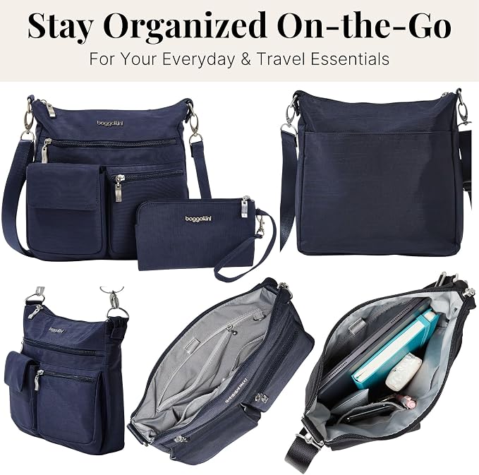 Baggallini Women's Modern Everywhere Slim Crossbody