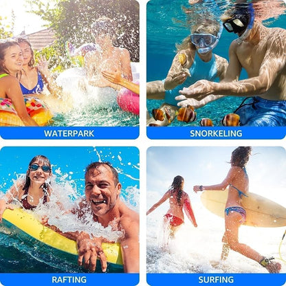 Universal Waterproof Phone Case,with Inside Card, Certified and Lightweight Waterproof Cellphone Pouch Under Water Beach Accessories for iPhone 17 16 15 14 13 Pro Max, 1 Pack-Yellow-8.3″