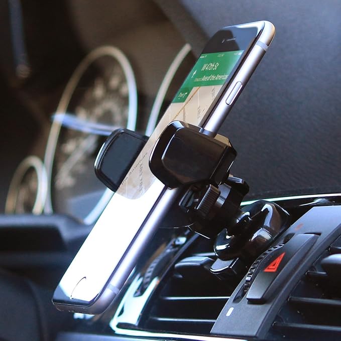 iOttie Easy One Touch Mini Air Vent Car Mount Holder Cradle for iPhone Xs Max R 8 Plus 7 Samsung Galaxy S10 E S9 S8 Plus Edge, Note 9 & Other Smartphone, 2.2 x 4.8 x 5.7 inches