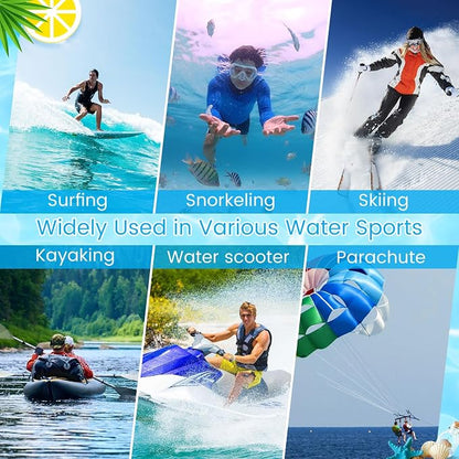 Flutesan 60 Pack Waterproof Phone Pouch with Adjustable Lanyard 7.5'' Large Phone Dry Case Bag Multicolor Universal Compatible Smartphones for Swimming Pool Beach Water Park Diving Surfing