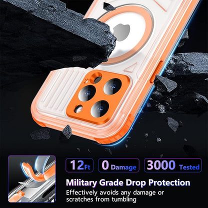 2025 New for iPhone 15 Pro Max Case Waterproof, [Compatible With MagSafe][Built-in Screen & Camera Protector][Full Body Shockproof][IP68 Underwater][Dustproof][Dropproof] Phone Case 6.7"