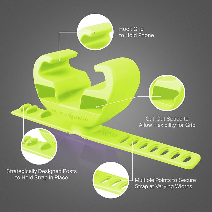 Silicone Bike Phone Holder Designed for Peloton and Exercise Bike- Cell Phone Mount for Stationary Exercise Bike Accessories