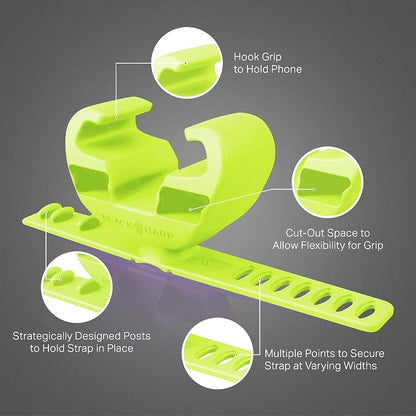 Silicone Bike Phone Holder Designed for Peloton and Exercise Bike- Cell Phone Mount for Stationary Exercise Bike Accessories