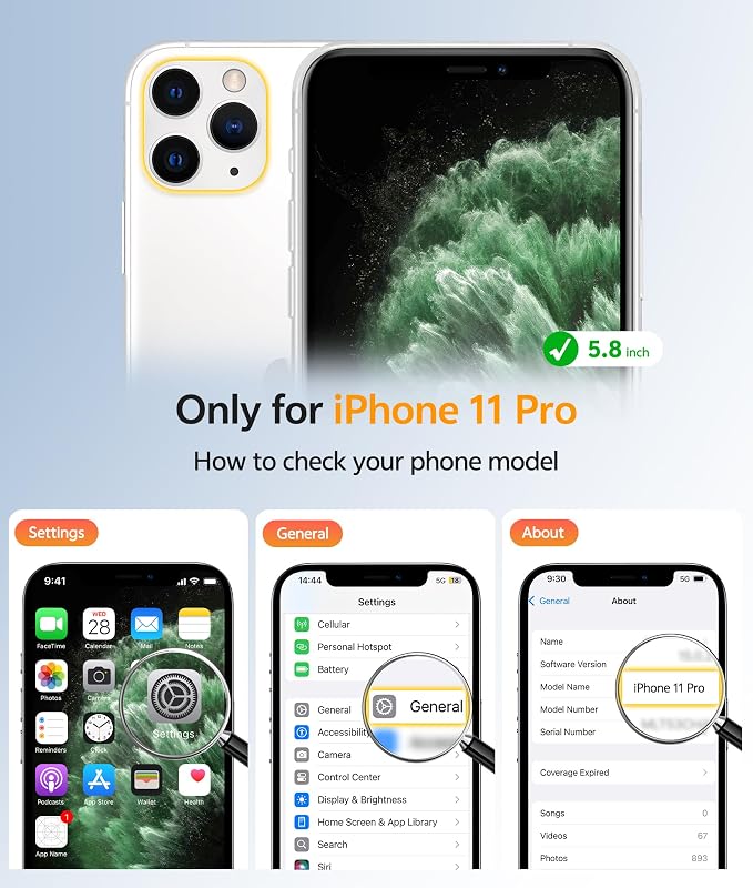 FNTCASE for iPhone 11 Pro Case: [Compatible with Magsafe] Translucent Matte Magnetic Phone Cover - Military Grade Drop Protection Shockproof Protective for iPhone 11Pro 2019 Cases - Green