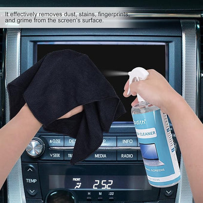 17.9 OZ Screen Cleaner Spray Cadith Touchscreen Cleaning Kit for TV Screen, Computer, Laptop, Phone, Ipad - Electronic Cleaner with Blush