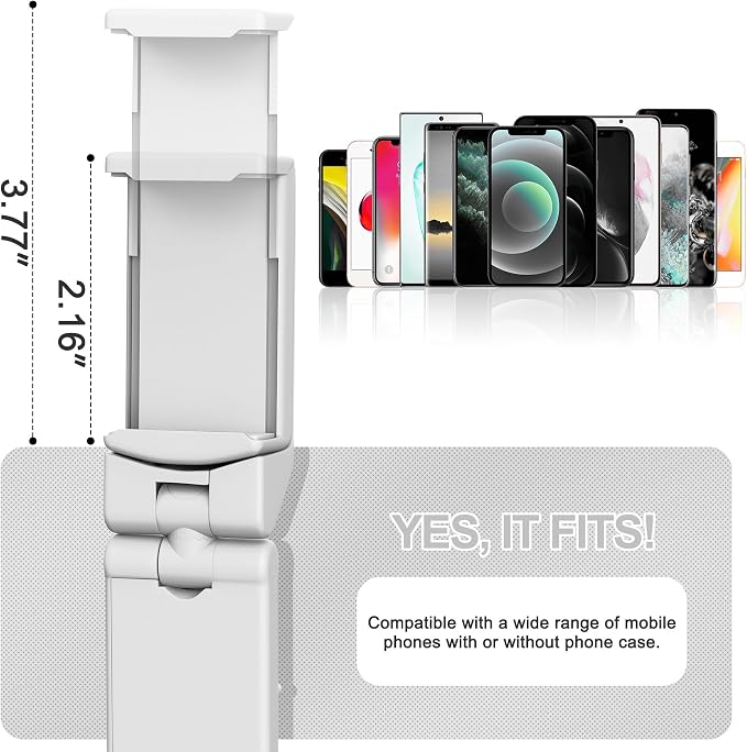 Perilogics Airplane Phone Holder Mount Universal in Flight Hands Free Viewing with Multi-Directional Dual 360 Degree Rotation. The Go-to Choice for Frequent Flyers and Travelers’ Favorite.