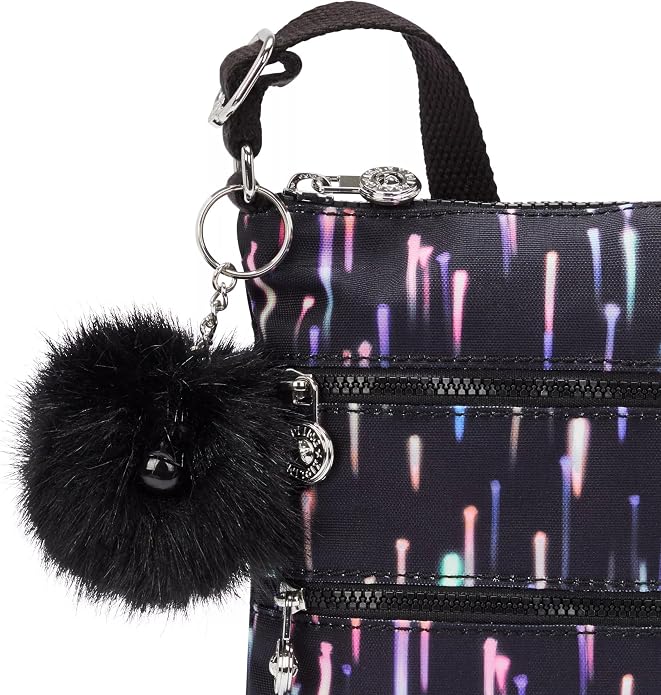 Kipling Women’s Abanu Multi Crossbody Bag, Lightweight, Adjustable Nylon Waist Pack with Multi-Compartment Zip Pockets