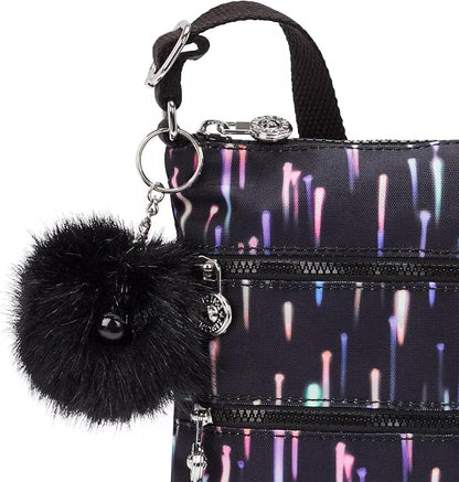 Kipling Women’s Abanu Multi Crossbody Bag, Lightweight, Adjustable Nylon Waist Pack with Multi-Compartment Zip Pockets