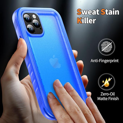 Cozycase Waterproof Case for iPhone 11 Pro Max, Shockproof Full-Body Rugged Bumper Sealed Case with Built-in Screen Protector for iPhone 11 Pro Max 6.5 inches 2019 Release - Blue