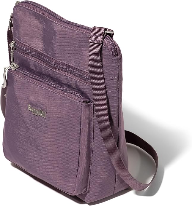 Baggallini Pocket Crossbody Bags for Women 8x8 Small Lightweight Durable Water-resistant Travel Purse W/Rfid