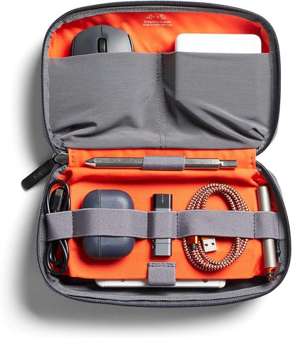Bellroy Tech Kit (Tech Accessories Organizer Pouch, Zipper Closure Design, Stores Power Bank, Phone Charger, Cables & More, Internal)
