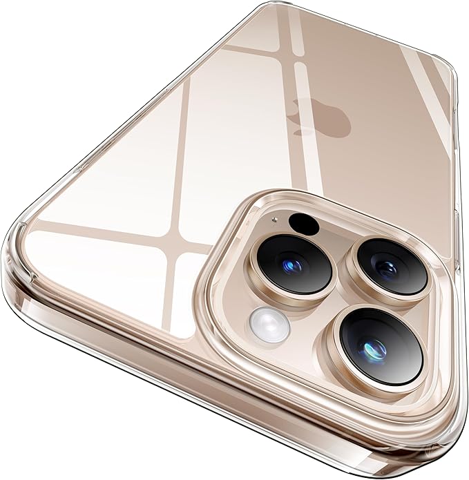 CASEKOO for iPhone 16 Pro Max Case Crystal Clear, [Never Yellow Technology] [12FT Military-Grade Protection] Slim Thin Transparent Cover for iPhone 16 ProMax Phone Case 6.9 inch, Clear