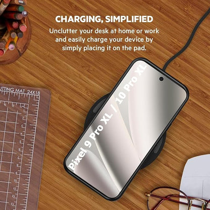 Battery Case for Pixel 9 Pro XL/10 Pro XL,10000mAh Portable Protective Wireless Case Support Carplay Compatible with Pixel 9/10Pro XL(6.8 inches) Rechargeable Extended Battery Charger Cover (Black)