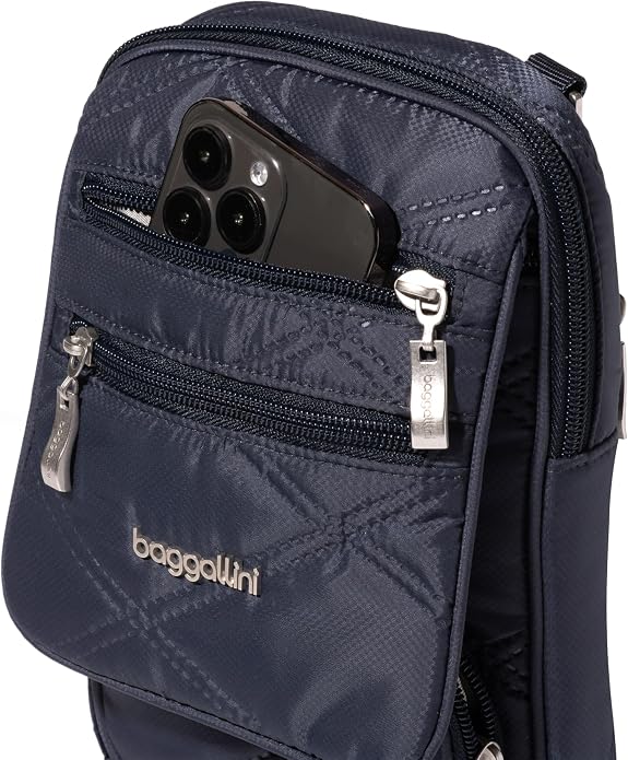 Baggallini Journey Crossbody Bags for Women 9x6 Small Lightweight Travel Handbag W/RFID