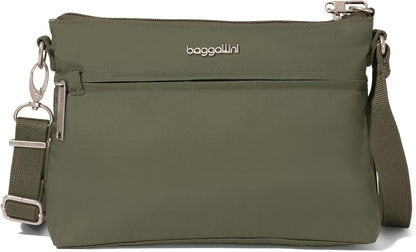 Baggallini womens Securtex Anti-theft Memento Crossbody Bag
