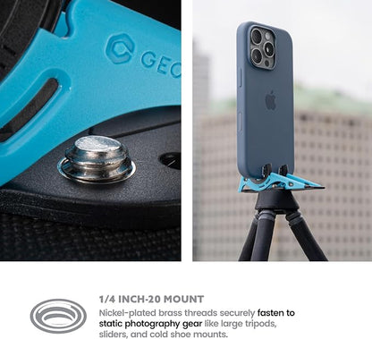 GEOMETRICAL Pocket Tripod PROv2 - Card-Size Stand, for iPhone, Alien Blue Universal Kit