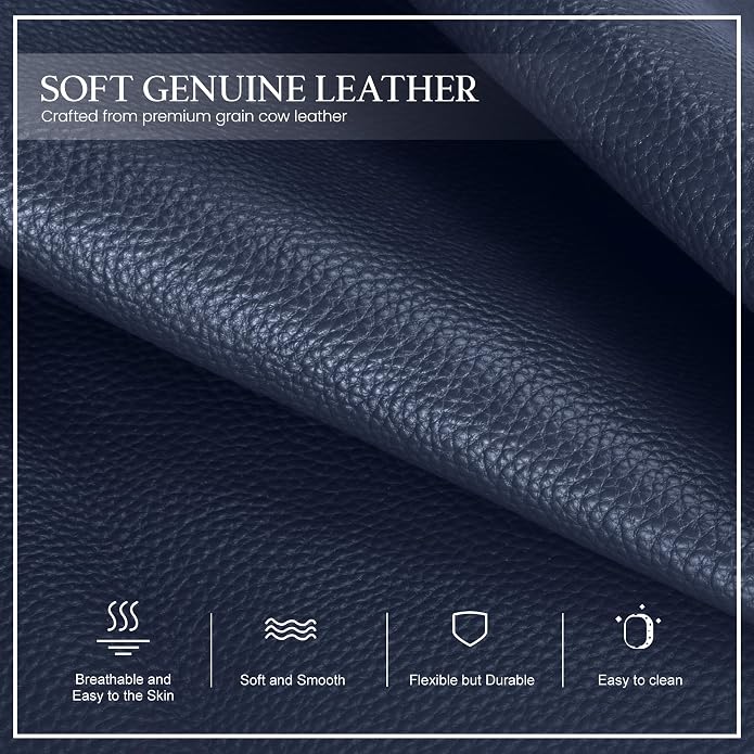 befen Anti-theft Crossbody Bag for Women Genuine Leather, Small Cross Body Shoulder Handbags with RFID Card Slots