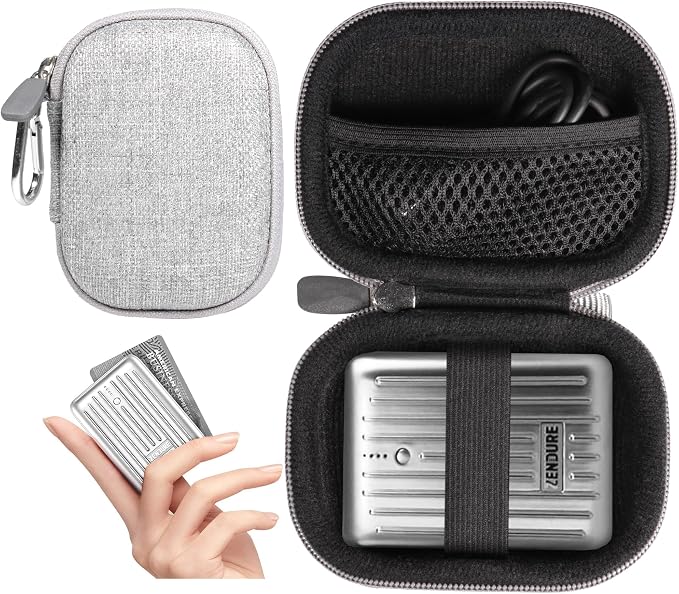 getgear Case for Zendure Power Bank, Mini Portable Charger (Tweed)