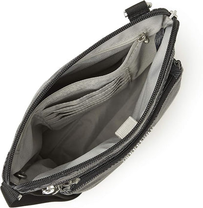 Baggallini Pocket Crossbody Bags for Women 8x8 Small Lightweight Durable Water-resistant Travel Purse W/Rfid