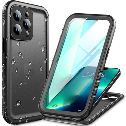 Cozycase TOP Military IP68 Waterproof Case for iPhone 13 Pro Max - Heavy Duty 360 Shockproof Full Body with Screen Camera Protector Double Water Dust Drop Proof Hard Rugged Tough Front Back Cover
