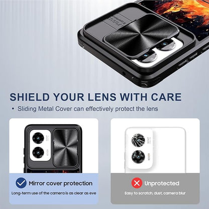 for Motorola Moto G Stylus 5G 2024 Case with Passionate Basketball, Metal Slide Camera Cover, Screen Protector, Anti-Peeping Privacy Safeguard, Camera Lens Protector Phone Case for Moto G Stylus 5G