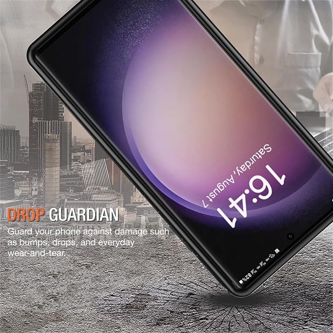Battery Case for Galaxy S22 Ultra/S23 Ultra,[12000mAh] Portable Protective Smart Wireless Charging Case Support Carplay Compatible with Galaxy S22 Ultra/Galaxy S23 Ultra Battery Case (Black)