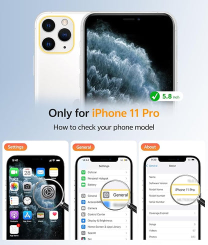 FNTCASE for iPhone 11 Pro Case: [Compatible with Magsafe] Translucent Matte Magnetic Phone Cover - Military Grade Drop Protection Shockproof Protective for iPhone 11Pro 2019 Cases - Teal