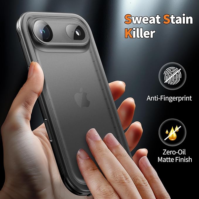 Cozycase TOP Waterproof Case for iPhone Air - Military Heavy Duty 360 Shockproof Full Body with Screen Camera Protector Double IP68 Water Dust Drop Proof Hard Rugged Tough Front Back Slim Cover