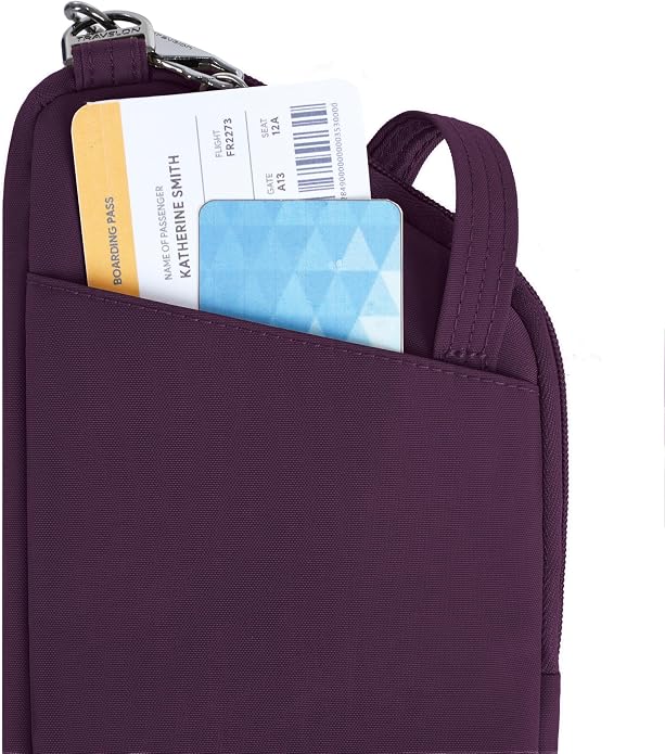 Travelon Anti-Theft Runways Slim Assymetric Crossbody