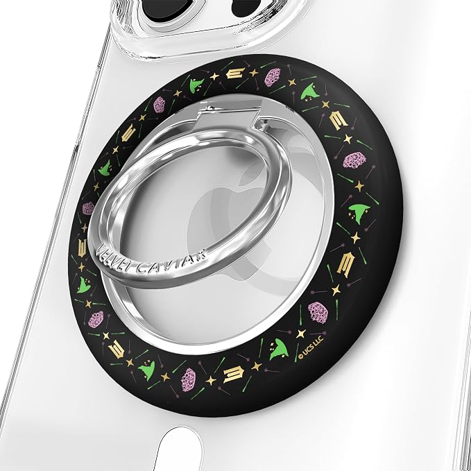 VELVET CAVIAR Compatible with MagSafe Phone Grip 2.0 | Cute Magnetic Ring Holder | Finger Loop Kickstand | Pop On Accessory for iPhone 17, 16, 15, 14, 13, 12 | Best Witches