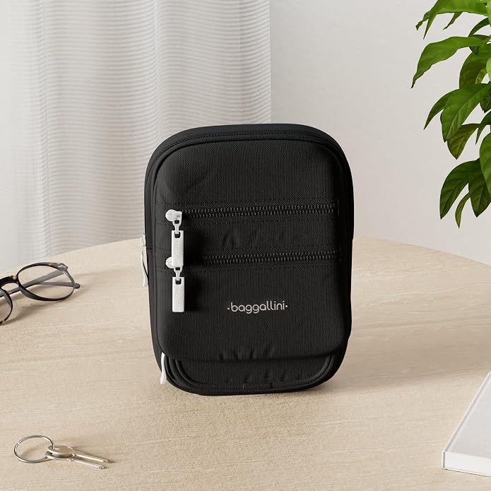 Baggallini Journey Crossbody Bags for Women 9x6 Small Lightweight Travel Handbag W/RFID