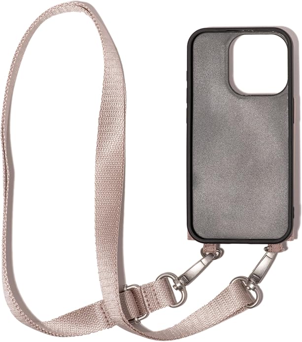 Baggallini On The Go iPhone Card Case Crossbody - Lightweight iPhone Case Designed for iPhone 13, iPhone 14, iPhone 15 and iPhone 15 Pro