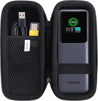 Hard EVA Carrying Storage Case Compatible with UGREEN Power Bank 25,000mAh 200W/UGREEN 20000mAh 165W Power Bank Charger Protective Travel storage box