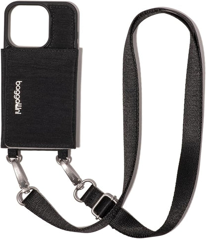 Baggallini On The Go iPhone Card Case Crossbody - Lightweight iPhone Case Designed for iPhone 13, iPhone 14, iPhone 15 and iPhone 15 Pro