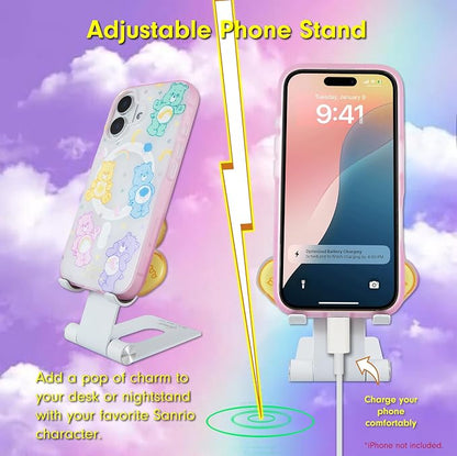 Sonix x Care Bears Character Phone Stand | Adjustable Cell Phone Holder, Desk Stand, Dock | Funshine Bear