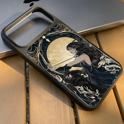 Constellation Series - Sagittarius Designs Magnetic for iPhone 17 pro Case, Tarot Style Model Glass Phone Cover, Compatible with Magsafe - fits iPhone 17 pro Case for Women
