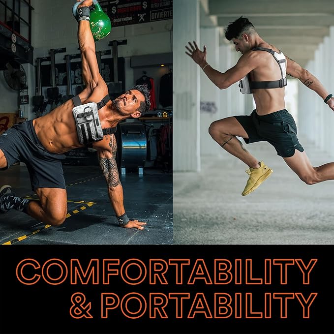 Fitdom Tactical Inspired Lightweight Running Chest Pack For Men With Built-In Phone Holder. A Sports Utility Rig Vest Made For Workouts And Outdoor
