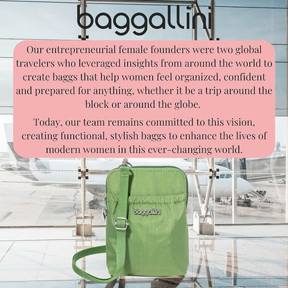 Baggallini Bryant Pouch Small Crossbody Bag for Women - Phone Purse with Crossbody Strap - Lightweight Crossbody Pouch