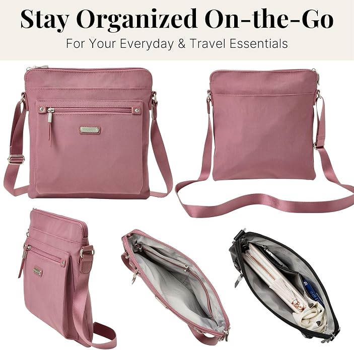 Baggallini womens Go Bagg With Rfid Phone Wristlet
