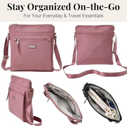 Baggallini womens Go Bagg With Rfid Phone Wristlet